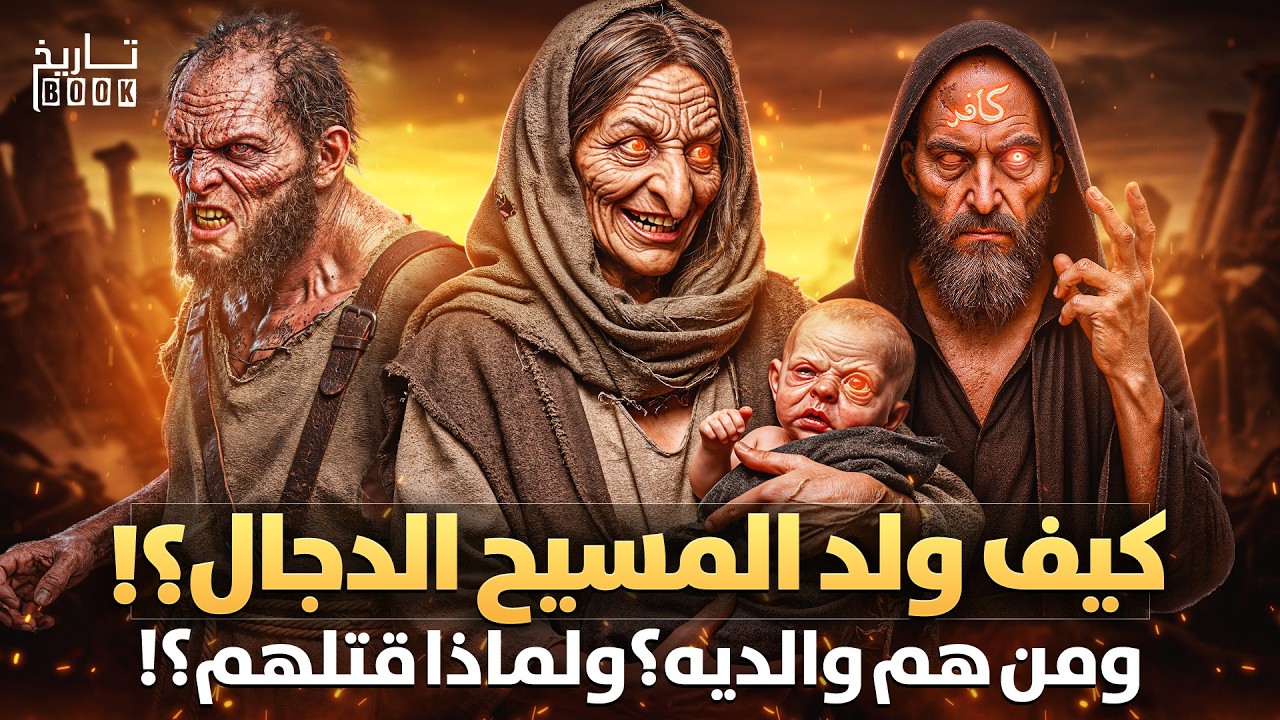 كيف وُلد المسيح الدجال؟ ومن هم والديه؟ وماذا حدث عند ولادته؟ وأين يختبئ الآن؟علامات الساعه تتسارع!!