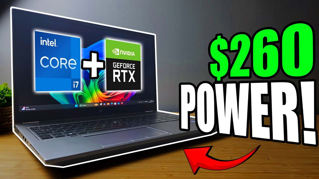 БЕЗУМНАЯ сделка! Рабочая станция HP ZBook RTX стоимостью 3000 долларов из 2022 года — МЕНЕЕ чем з...