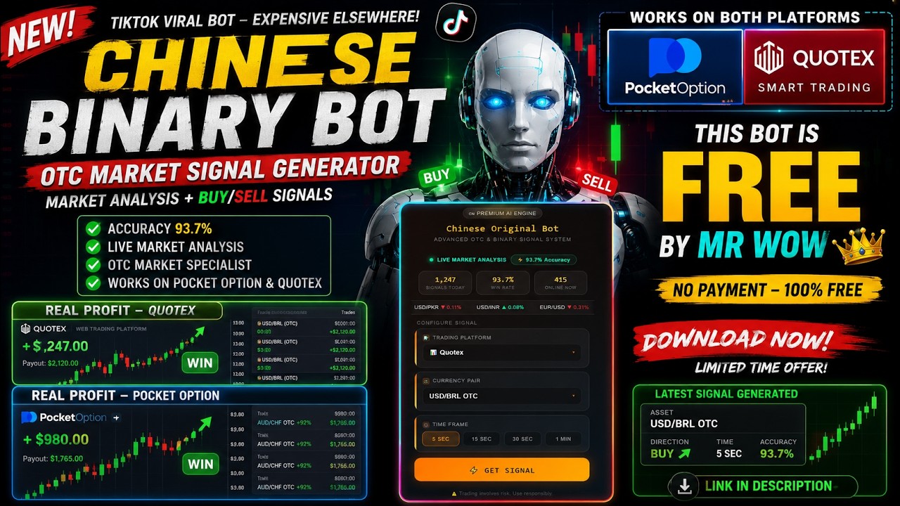 100% Automated! Chinese Binary Trading Bot 2026  Best Pocket Option Bot Today