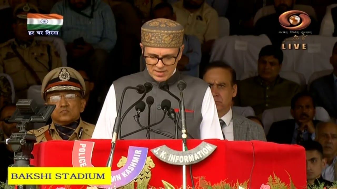 Live telecast of Union Territory level Independence Day function at“Bakshi Stadium, Srinagar.