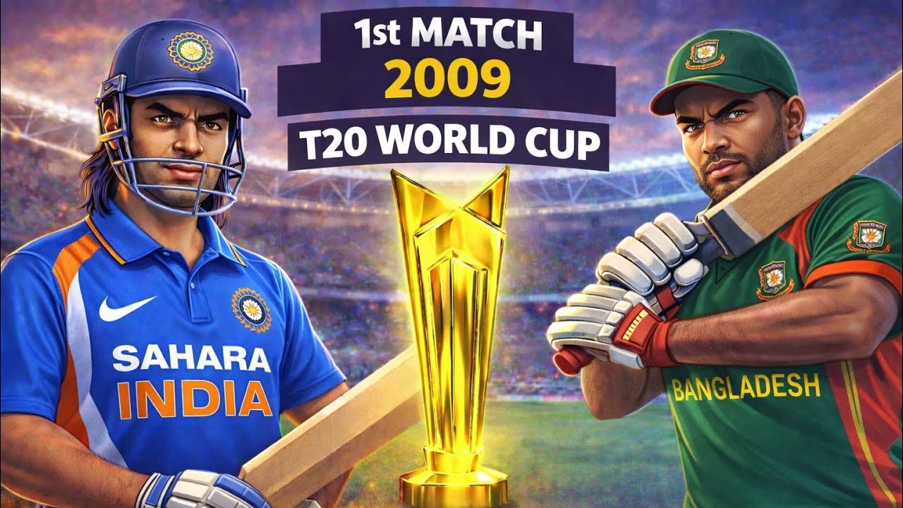 INDIA VS BANGLADESH 🇧🇩 1ST MATCH |  2009 T20I  WORLD CUP | Cricket Videos 