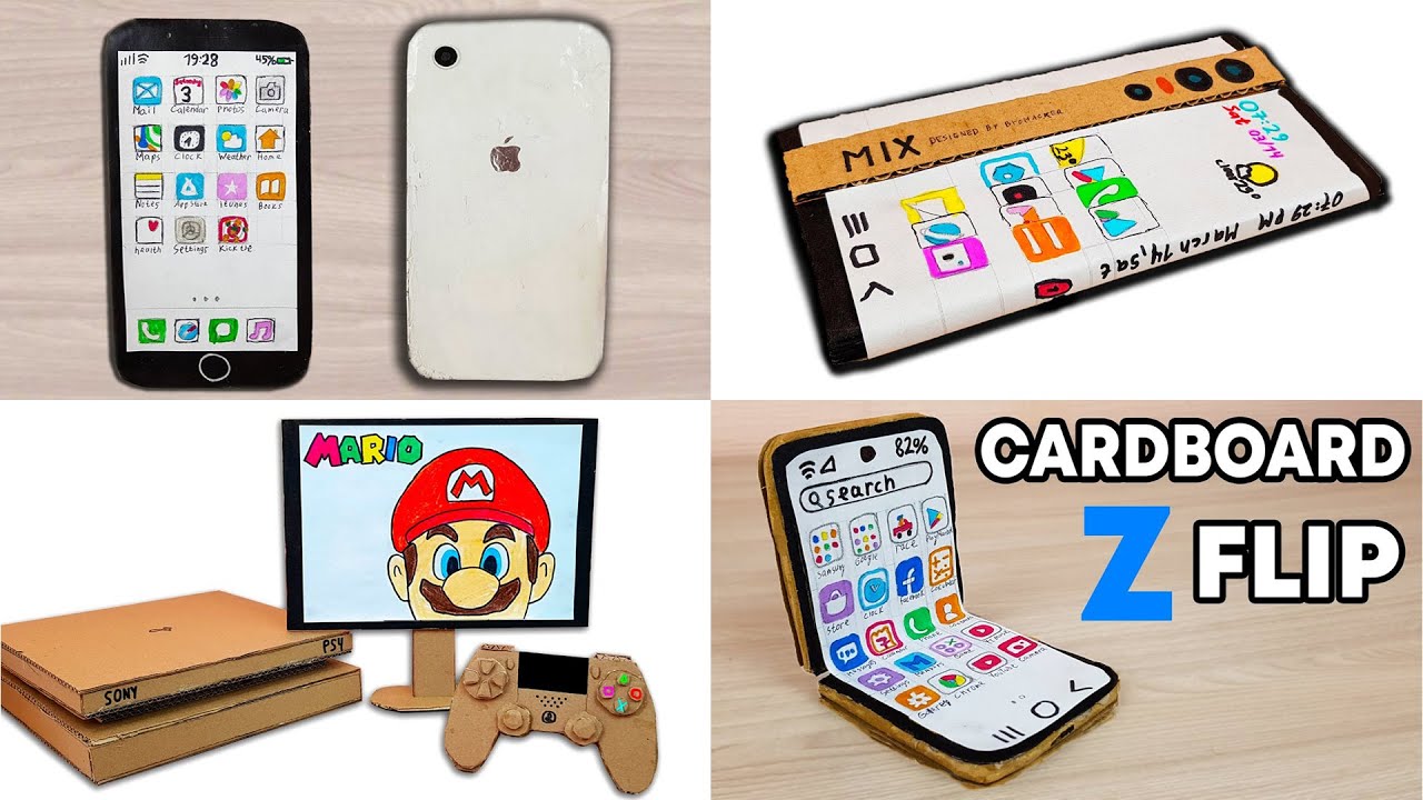 My Collection of Cardboard Gadgets