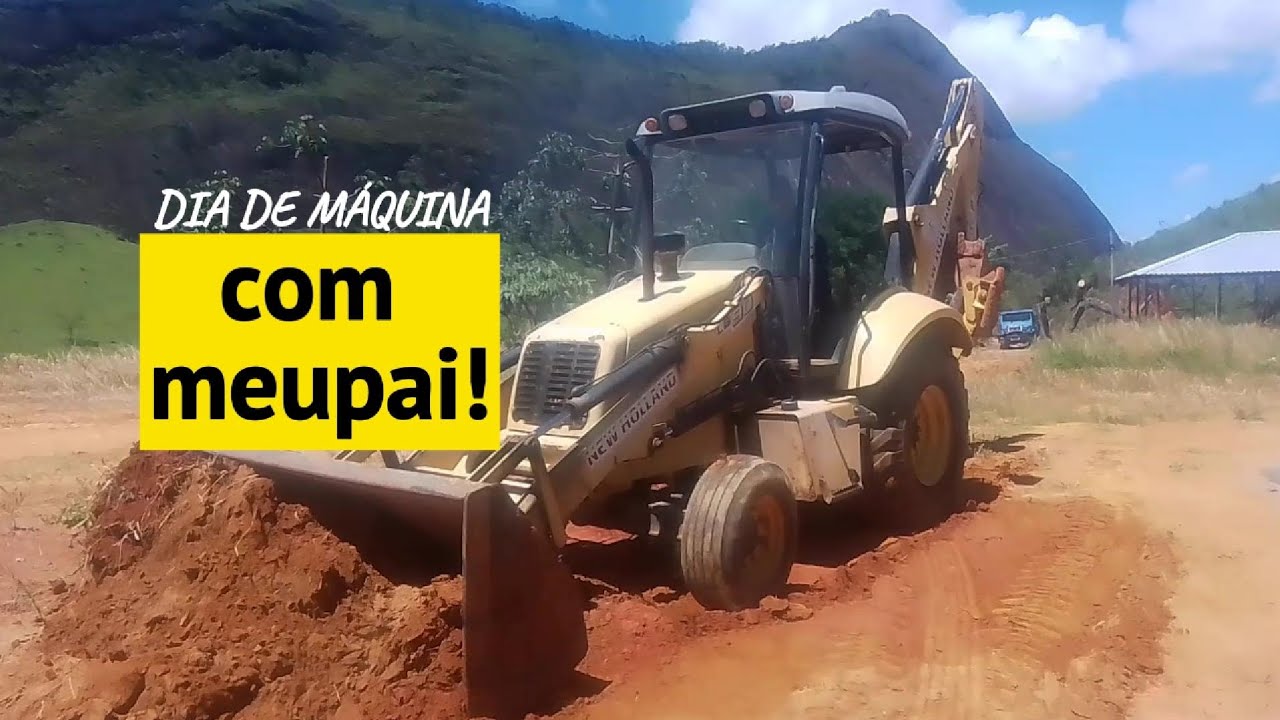 Dia de máquina com meu pai! | Tudo que meu pai faz.