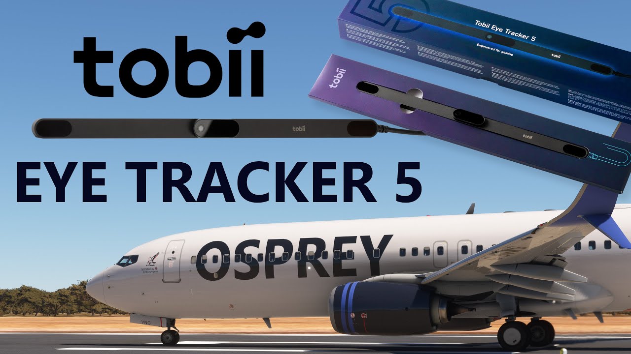 Tobii Eye Tracker 5 - Eye & Head Tracking for Microsoft Flight Simulator! [4K]