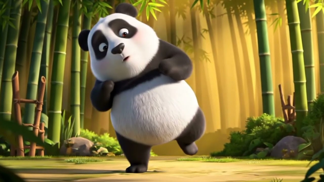 Panda Tries Yoga for the First Time... And Fails Spectacularly 😂🐼
