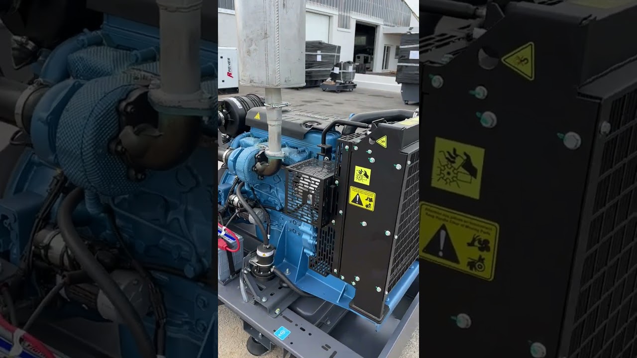 GROUPE ÉLECTROGÈNE DIESEL 1500TR/MN RPOWER MOTORISATION BAUDOUIN 70KVA 400-230V NON CAPOTÉ