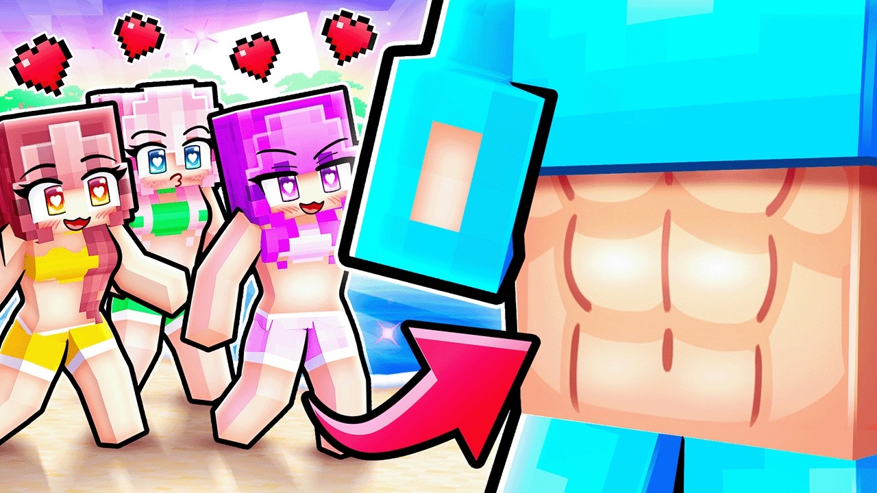 Nico Gets ABS In Minecraft!