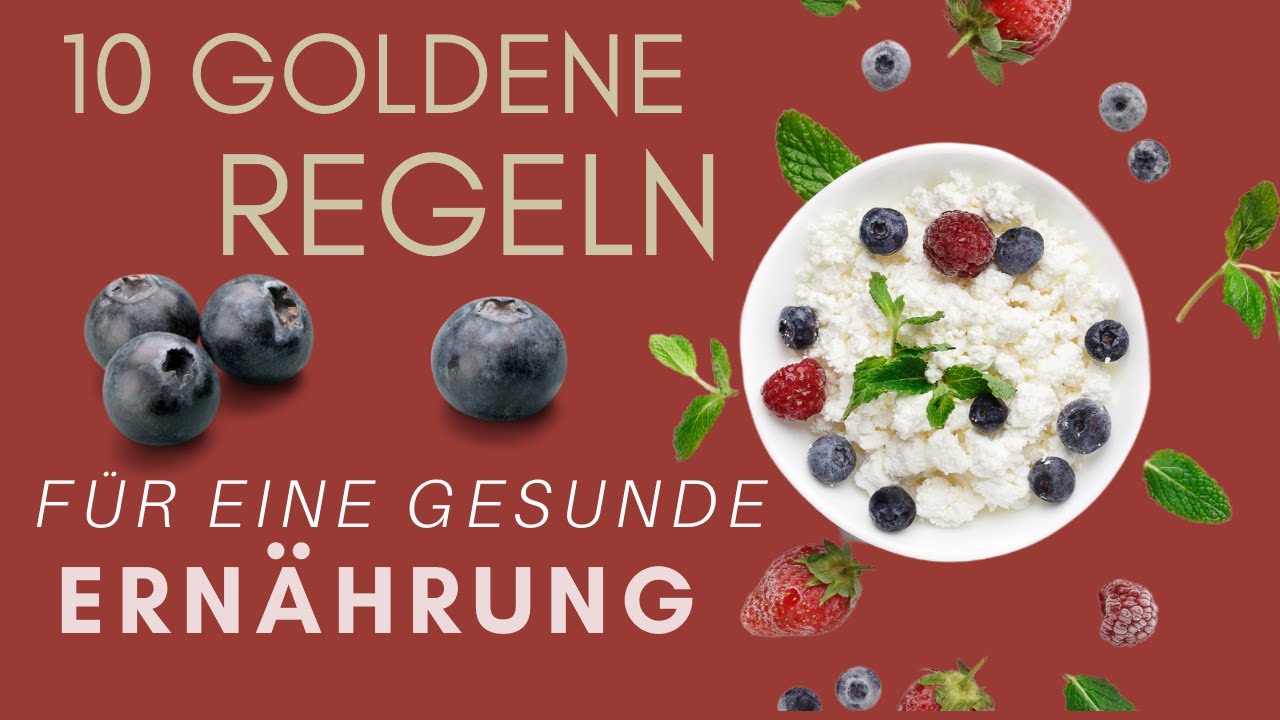 Diese 10 Regeln gelten für ALLE: egal ob Vegan, Vegetarisch oder Fleischesser! A&O GESUNDE ERNÄHRUNG