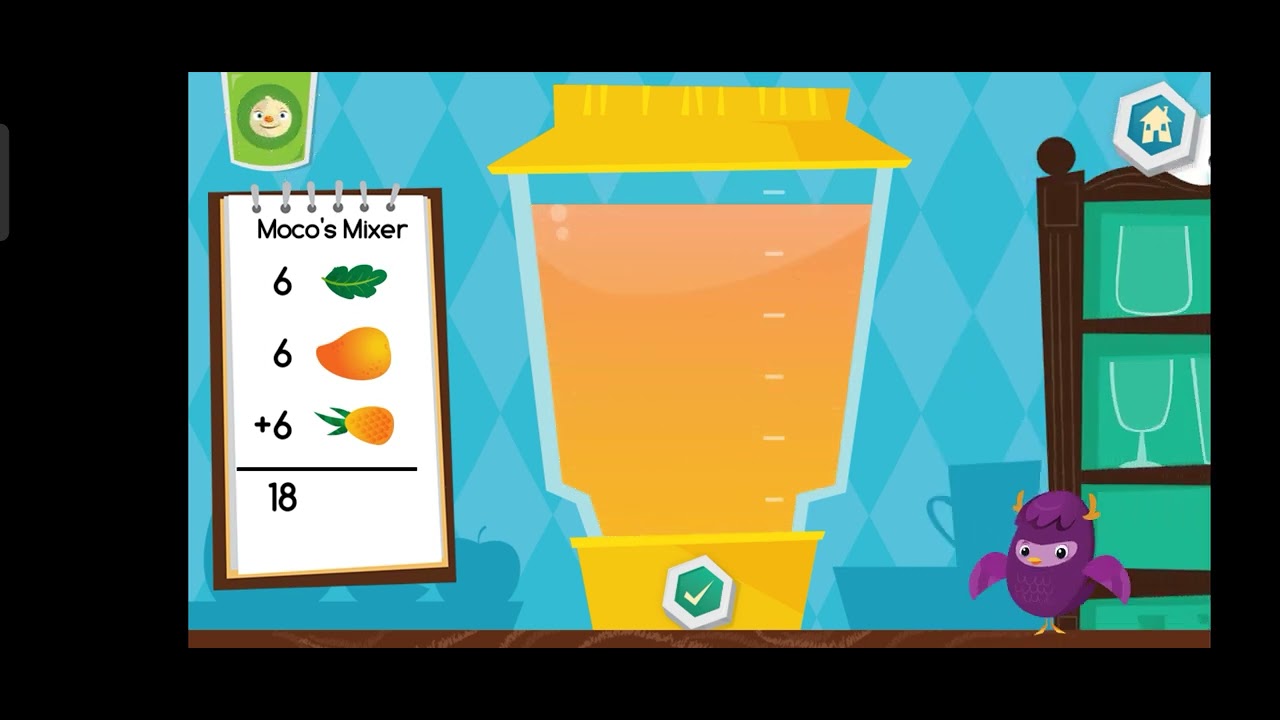 Making juice and learning how to count