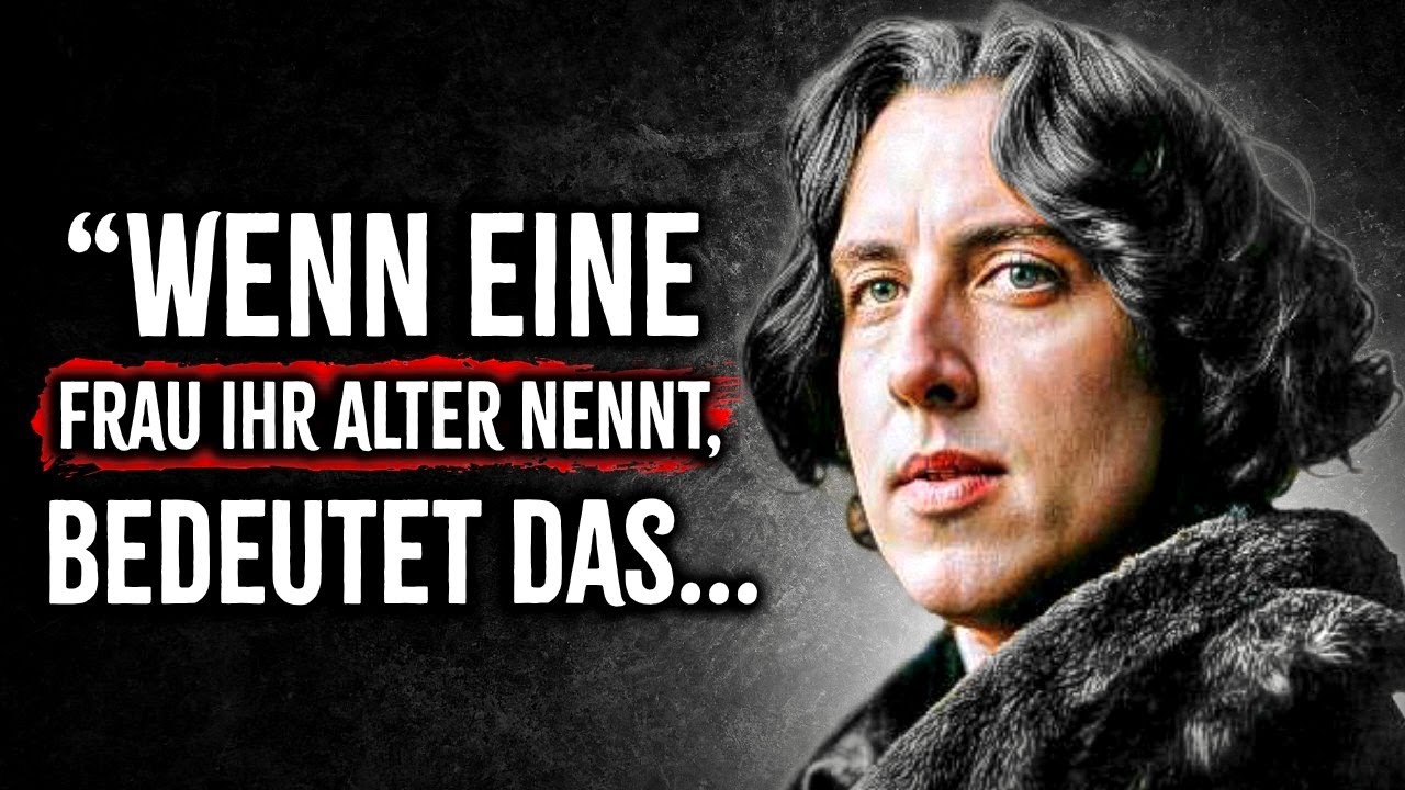Oscar Wilde Zitate & Weisheiten über Frauen und das Leben