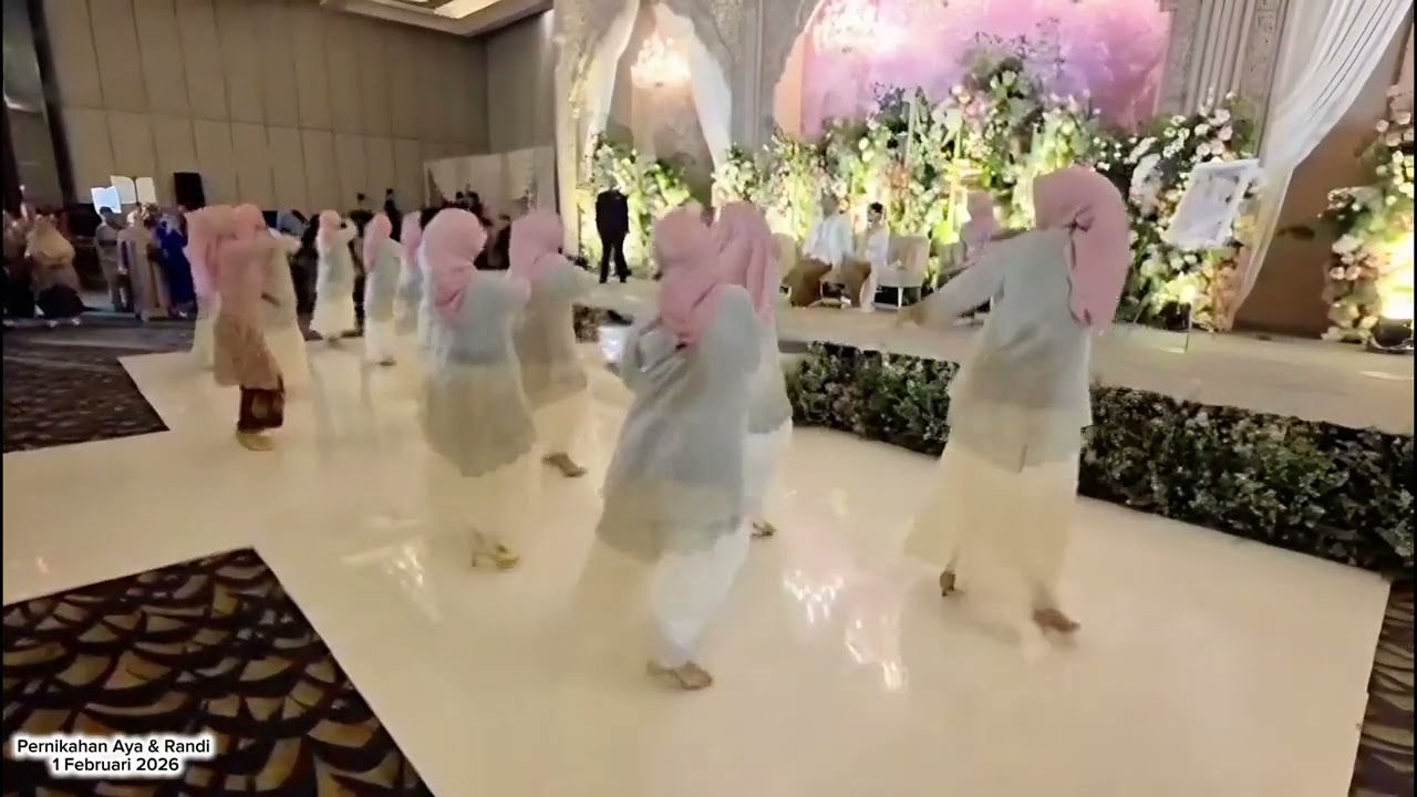 Beautiful In White - Line Dance#Upik Murbay &students#Agathis#Pernikahan Aya & Randi,1Feb2026