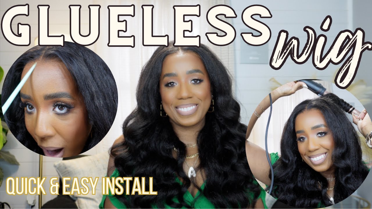 ISEE Hair KINKY STRAIGHT Beginner friendly easy install glueless wig install