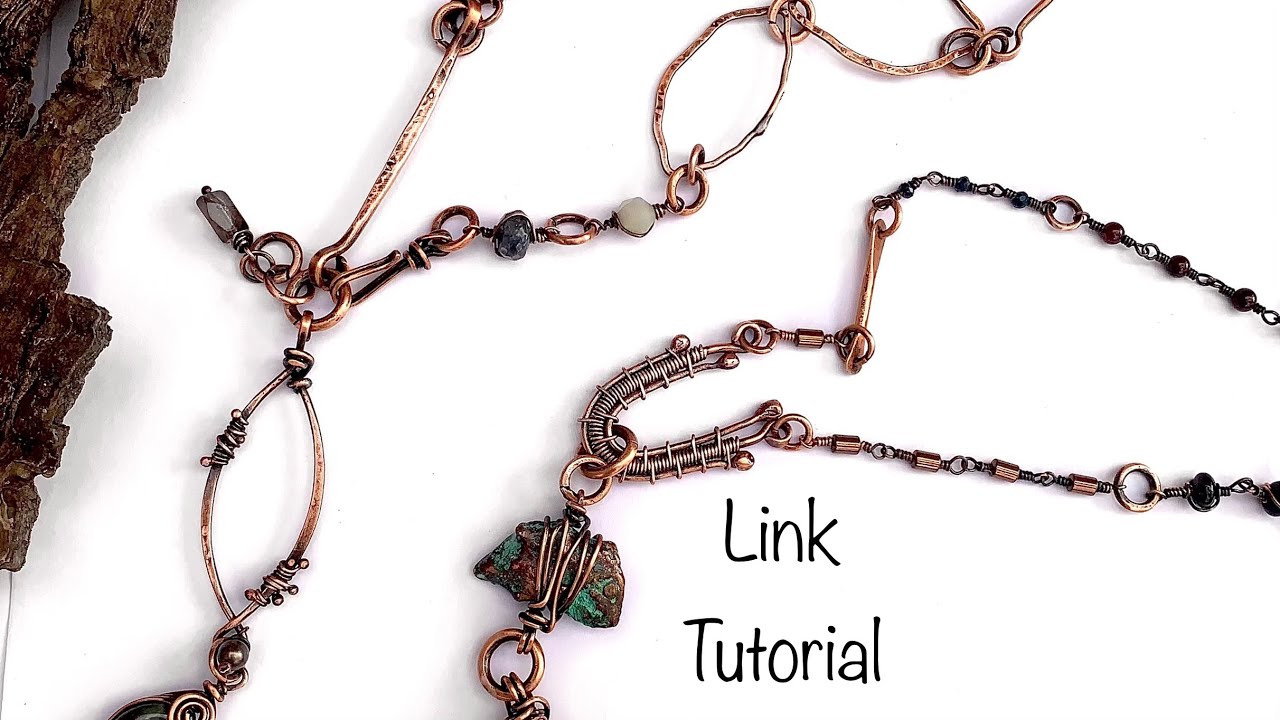 Jewelry Tutorial/4 Unique Wire Wrapped Links