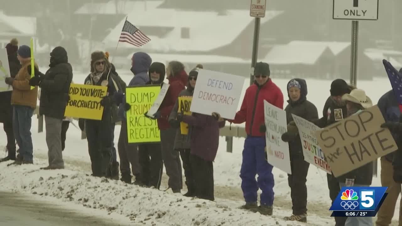 Activist group "Adirondack People Power" host a demonstration in Saranac Lake to honor MLK Jr. Day
