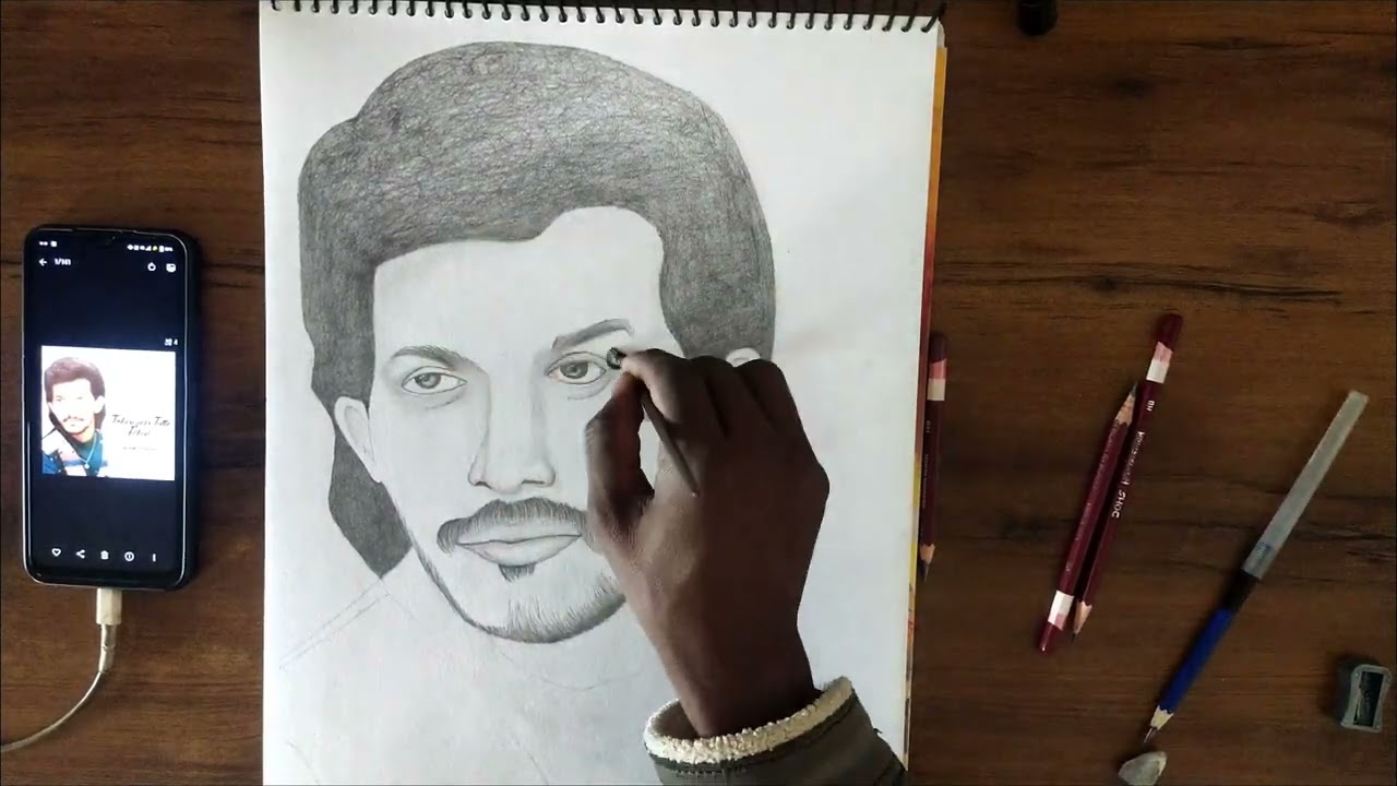 Rameshartwork#(धर्मेंद्रकोहिनूर)#youtube #artwork#drawing #sketch #realartwork #artist #artlovers 