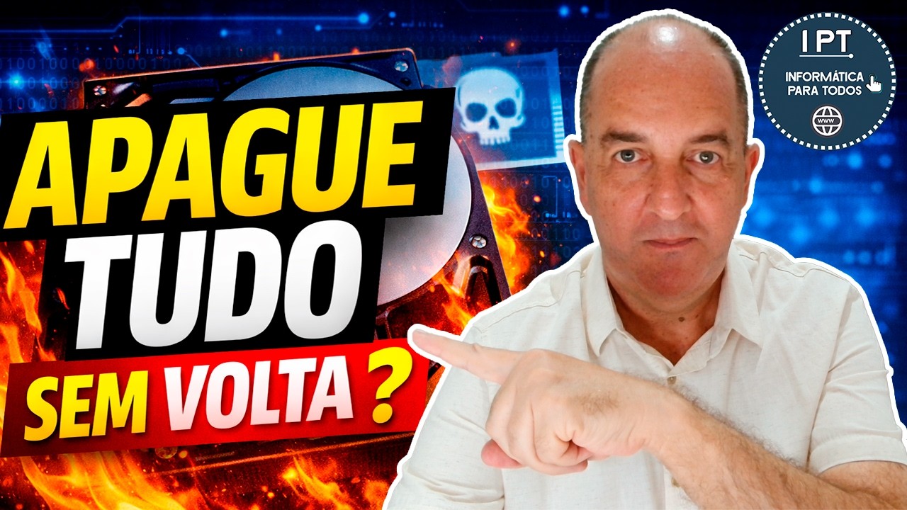 “Não Basta FORMATAR! Como Apagar seu HD PARA SEMPRE ”