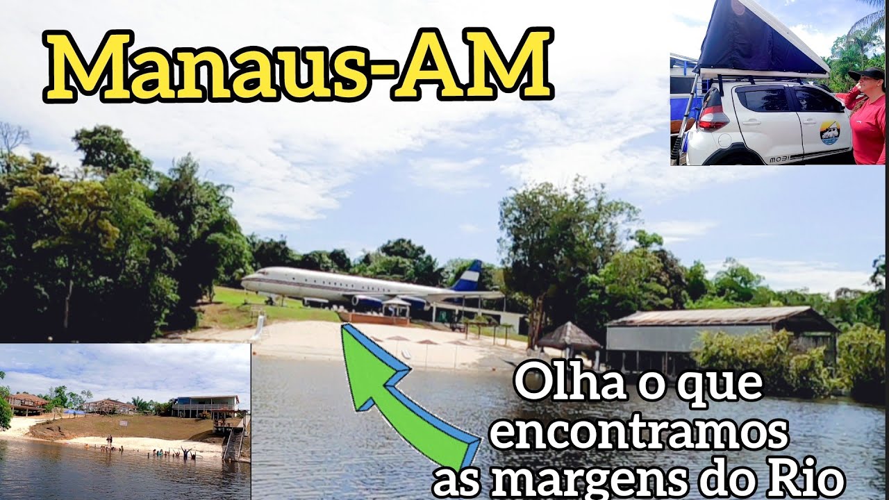 Manaus-AM:  Rio Tarumã, tinha um Avião na Praia Ep.17 #amazonas #manaus