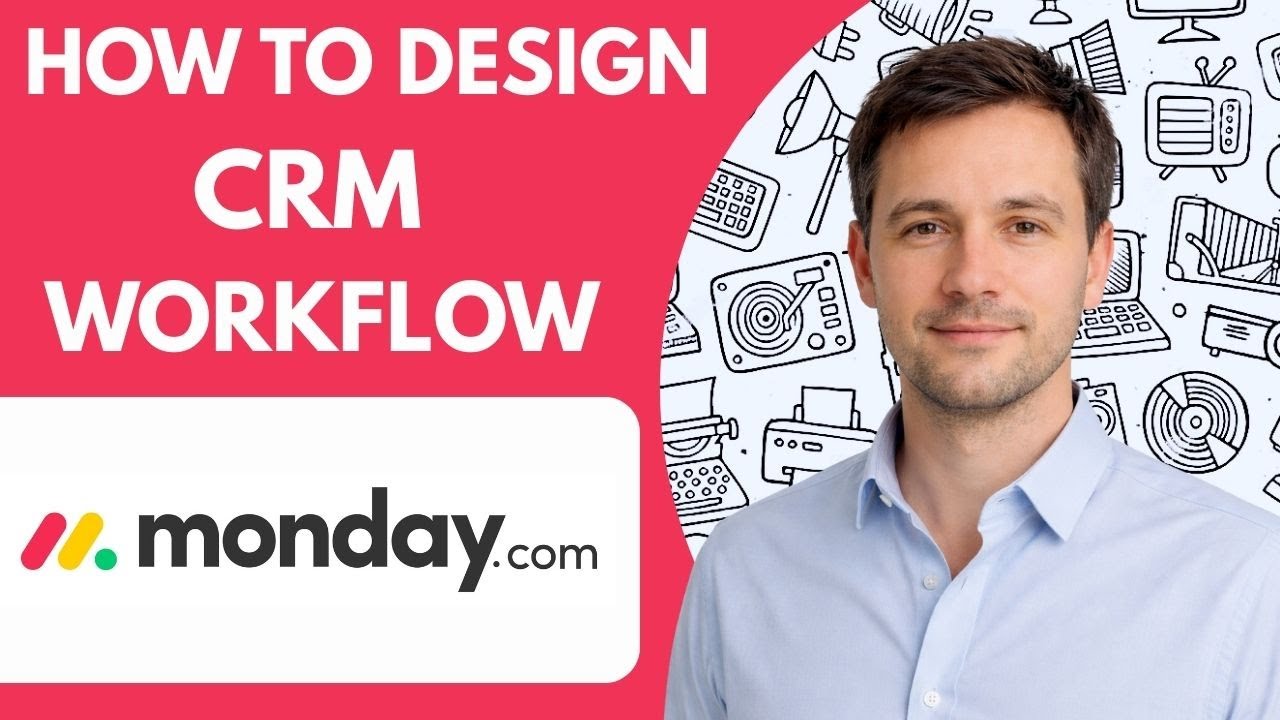 How to Design CRM Workflow in Monday com