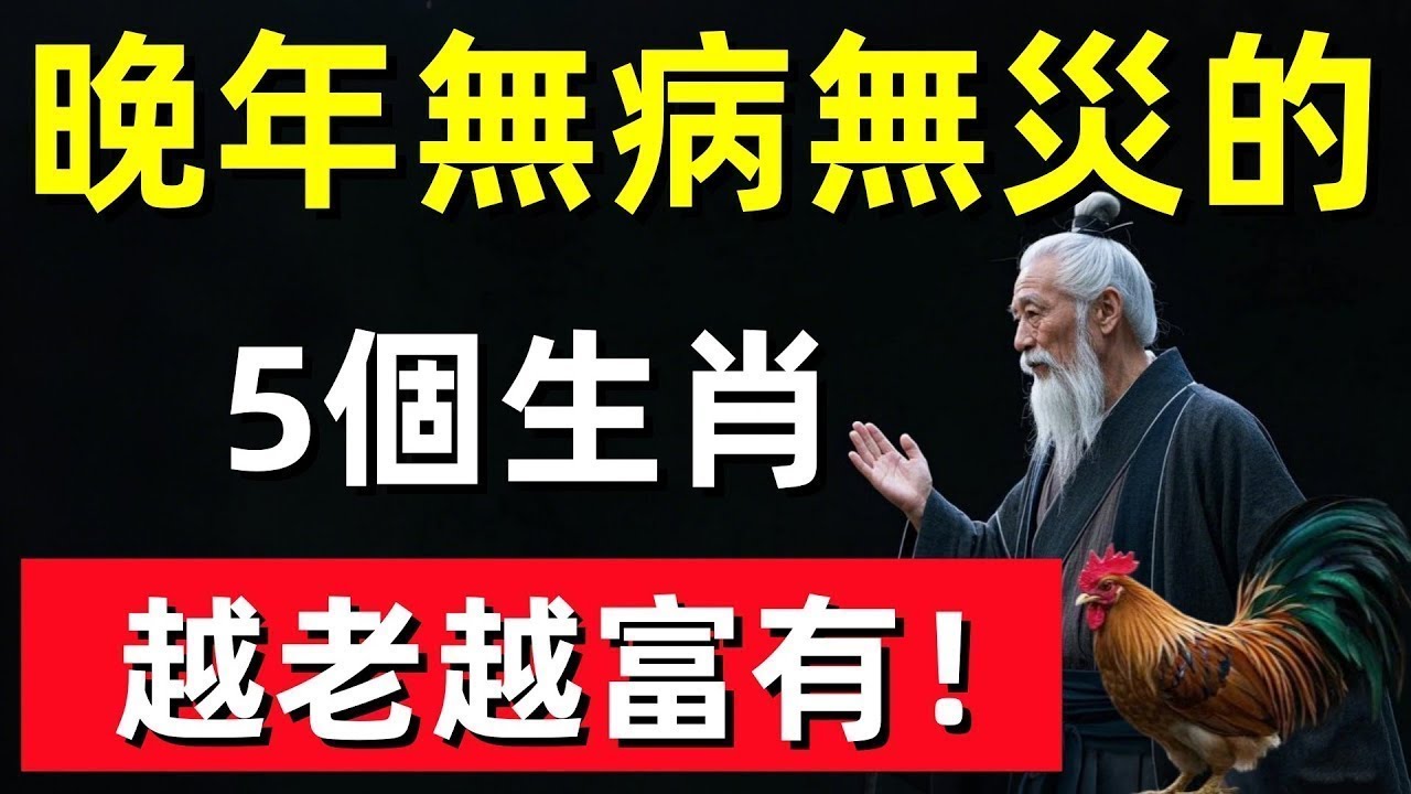 晚年最輕鬆的五個生肖，不生病、不麻煩子女！#修行思維 #修行 #福報 #禪 #道德經 #覺醒 #開悟 #禅修