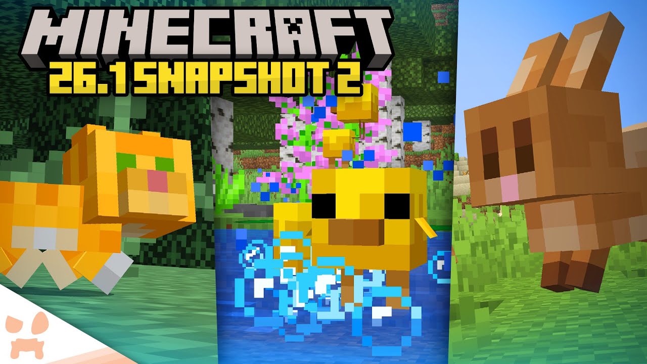 MINECRAFT'S HUGE NEW MOB OVERHAUL + NEW RABBITS ARE HERE! (26.1 snapshot 2)