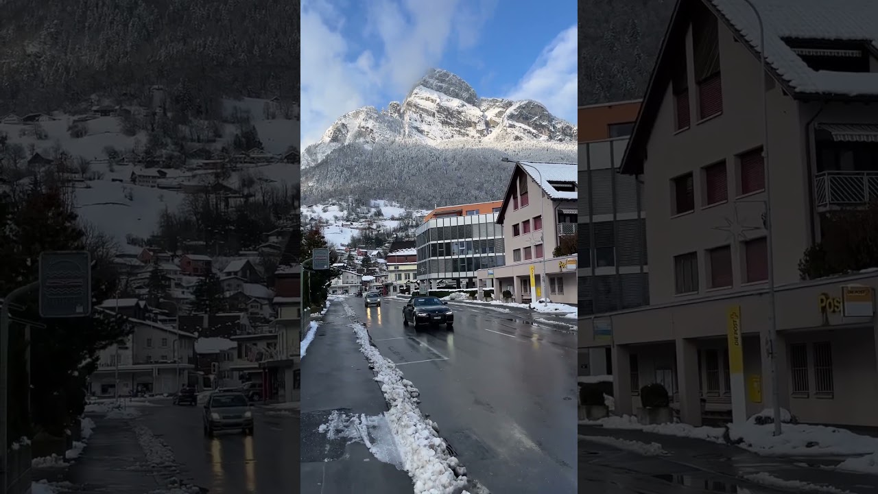 Sargans, Snow, Mountain, Gonzen, Swiss, Switzerland 🇨🇭
