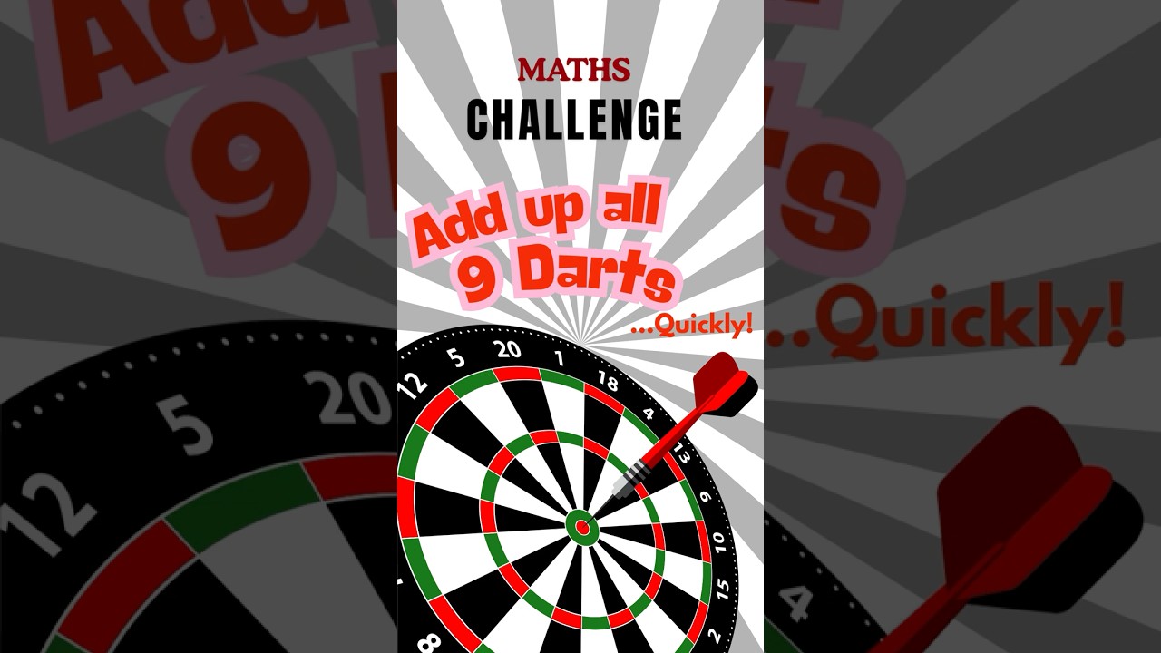 #3 Nine Dart Brain Game - Mental Maths Challenge