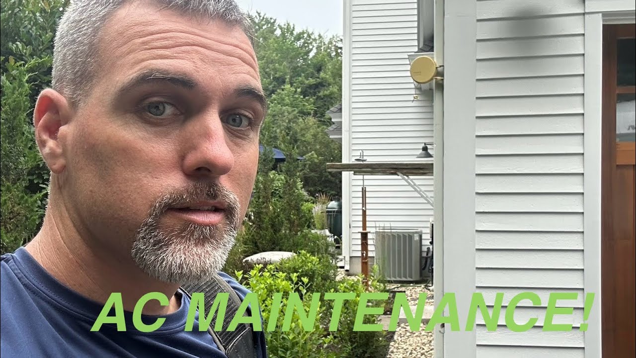 AIR CONDITIONING MAINTENANCE ON AMERICA STANDARD UNIT | HVAC 