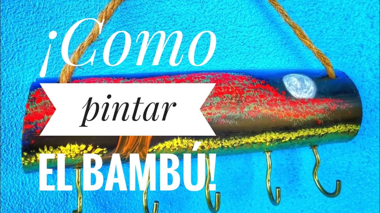 Como pintar en bambú.