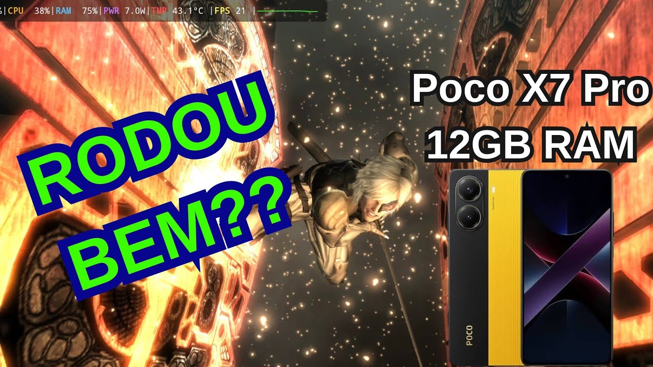 POCO X7 PRO NÃO TANKOU🤯!! Tentei Rodar METAL GEAR RISING e o Celular PEIDOU kkkkk (GameHub 5.3.5)