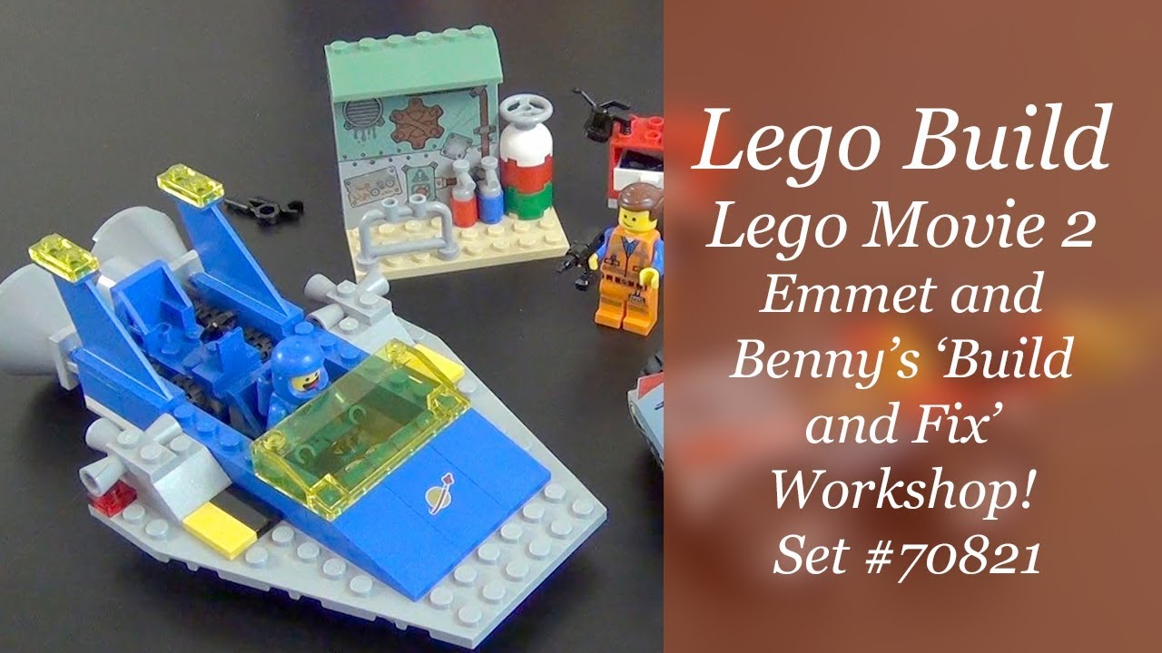 LEGO Movie 2 Build - Emmet And Benny's Workshop Set #70821