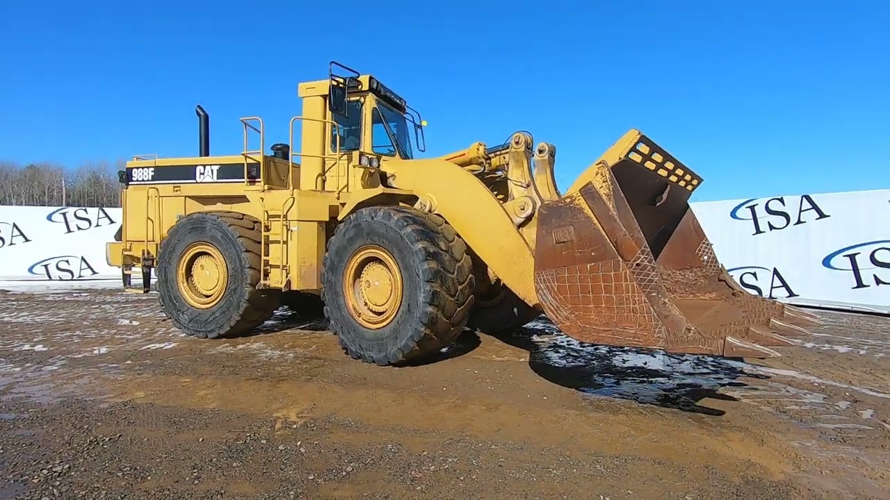 14110 - 1999 Caterpillar 988F Wheel Loader Will Be Sold At ISA!