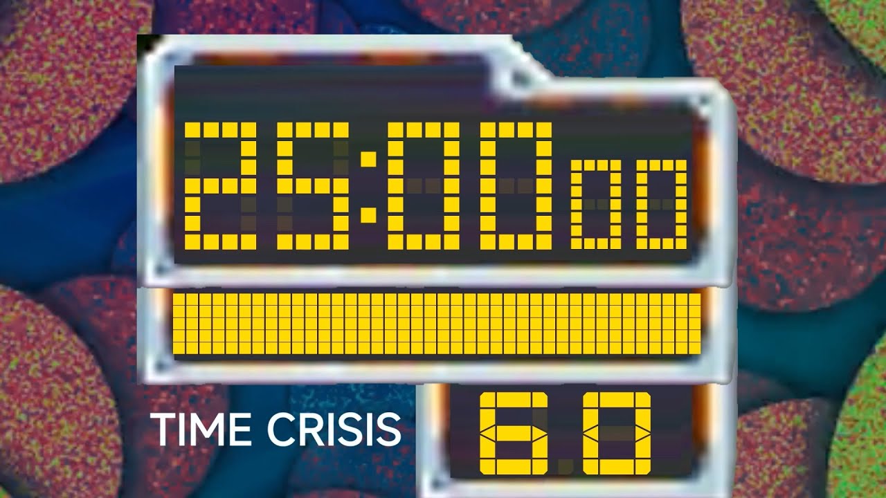 BCG 25 Minutes Countdown (Time Crisis 40 LP with Shot Clock) Remix Time Crisis Intro Stage 1-1
