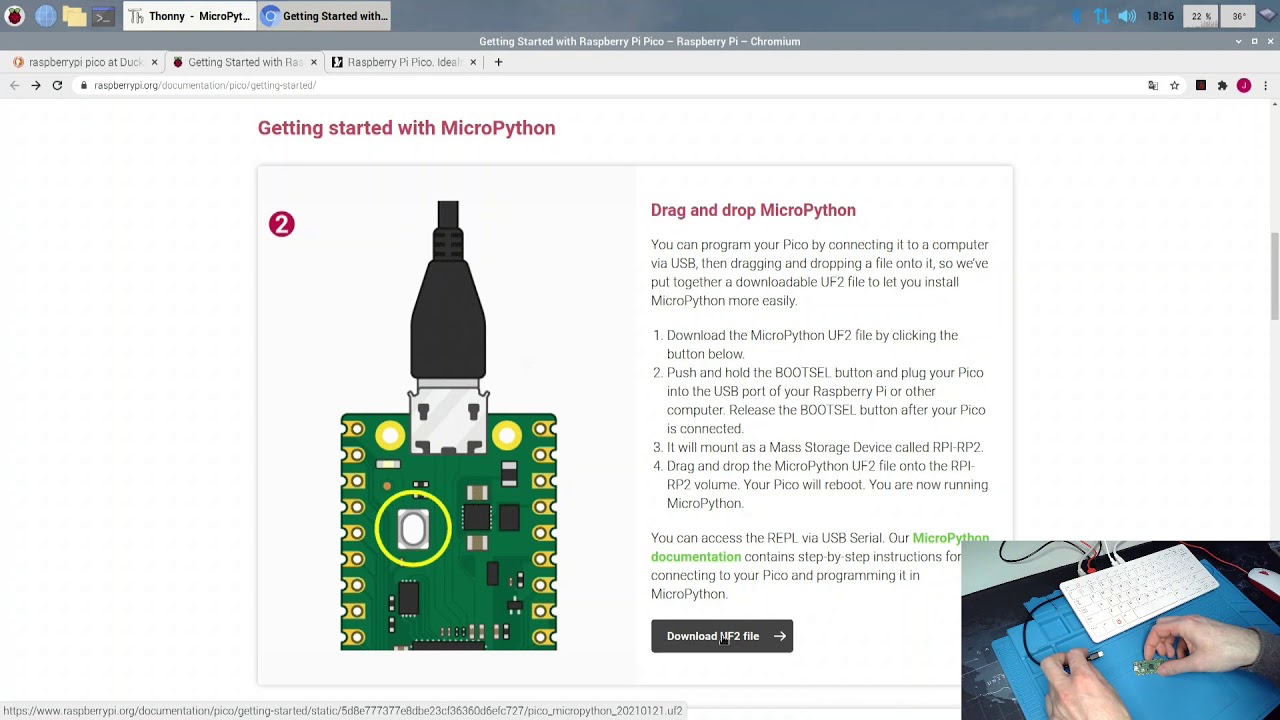 Raspberry Pi Pico - pierwsze wrażenia