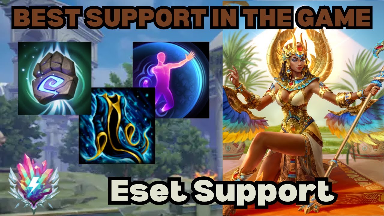 SHE IS THE BEST SUPPORT IN THE GAME - Eset Support Smite 2 Gameplay Scrim