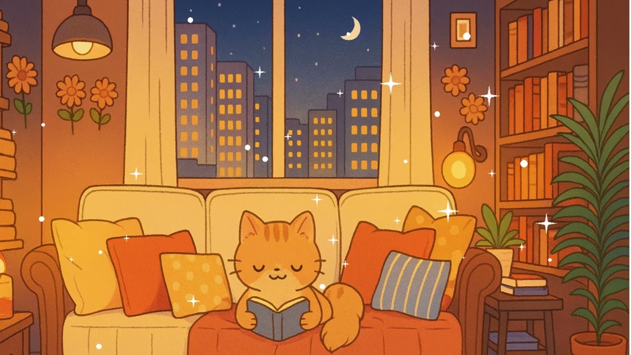 🛋️☕ Cozy Jazz & Chillhop para noches tranquilas 🌙 | Relájate con un ambiente cálido