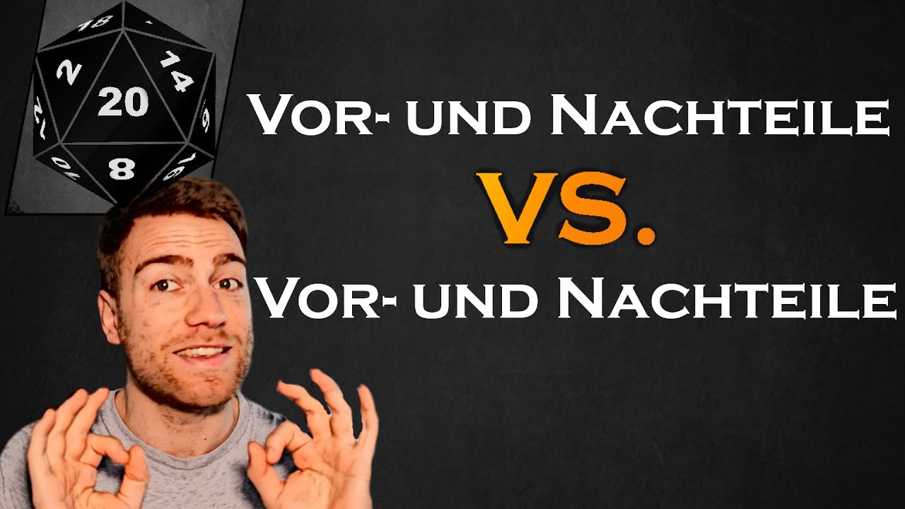 Vor- und Nachteile und ihre Vor- und Nachteile! #Spielleitertipps