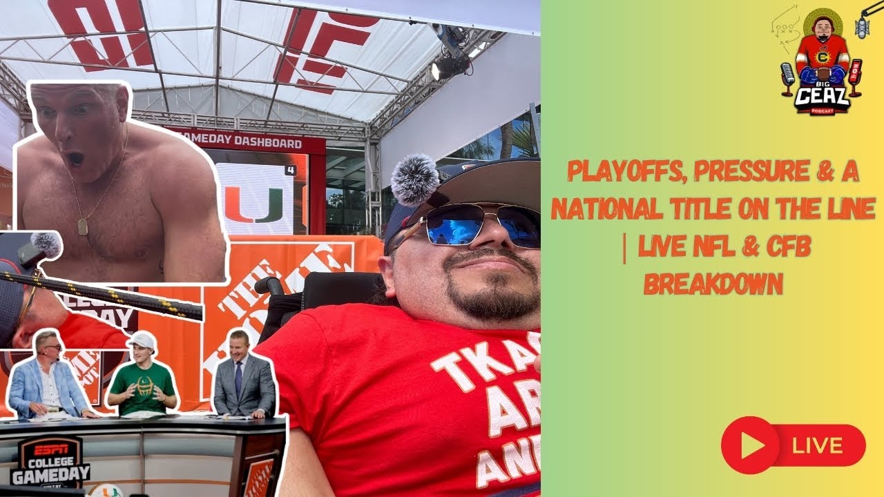 Playoffs, Pressure & a National Title on the Line | LIVE NFL & CFB Breakdown