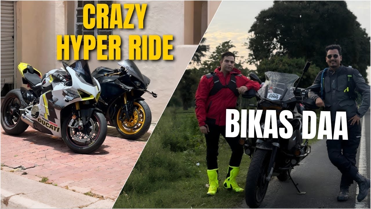 Two bikes, one passion. Ride with@ilovetravelandfoodNextlevel  blogger – speed, brotherhood 