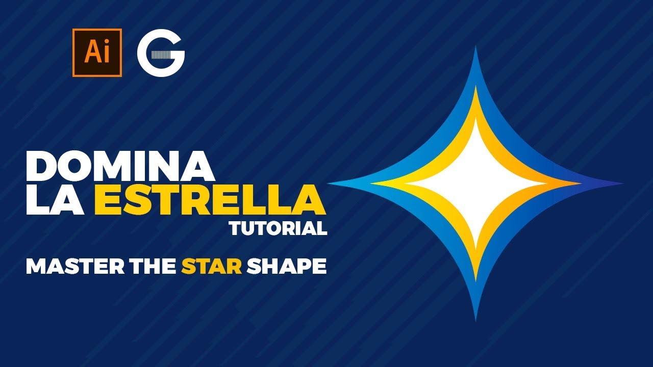 Illustrator Tutorial | DOMINA LA ESTRELLA | MASTER THE STAR SHAPE TOOL