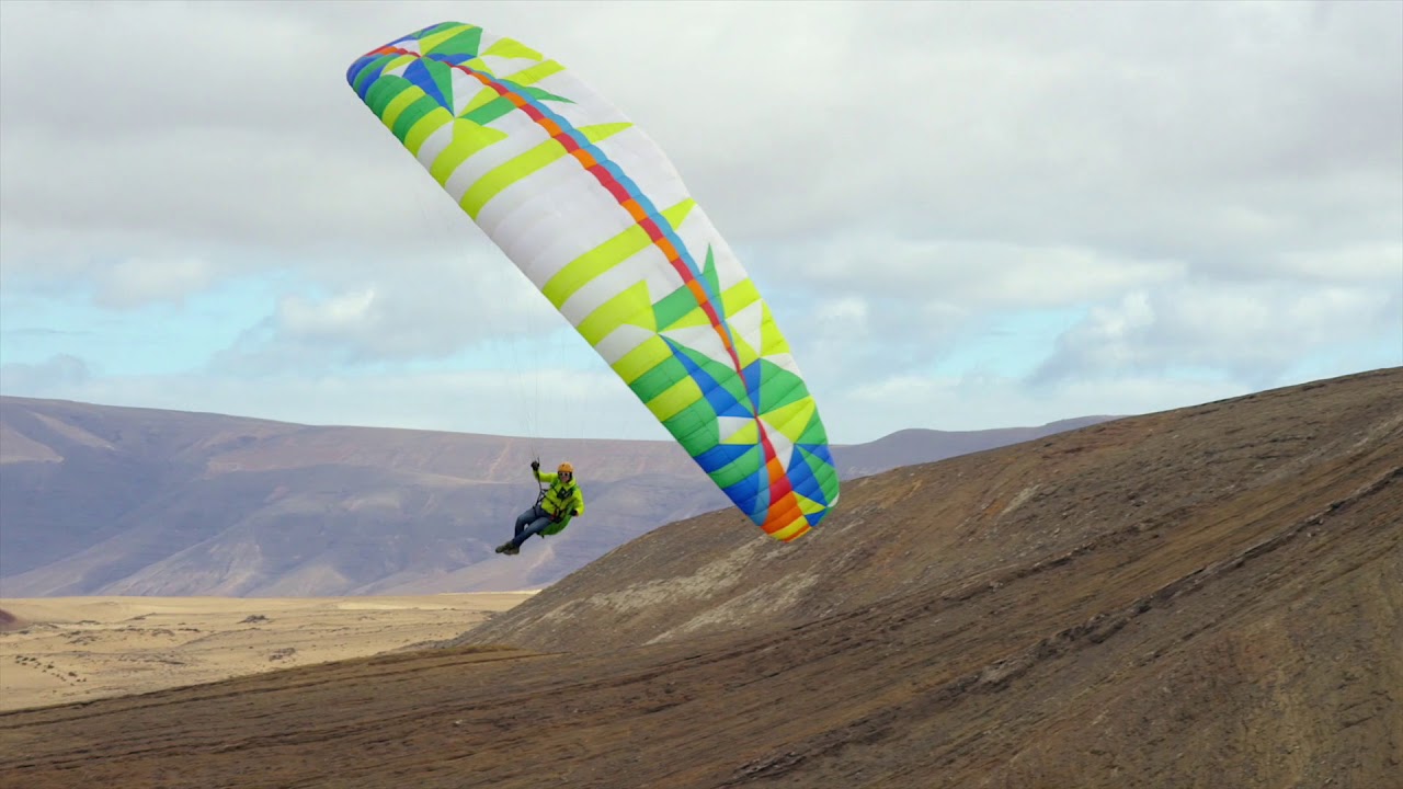 High and low pressures, Paragliding in Lanzarote