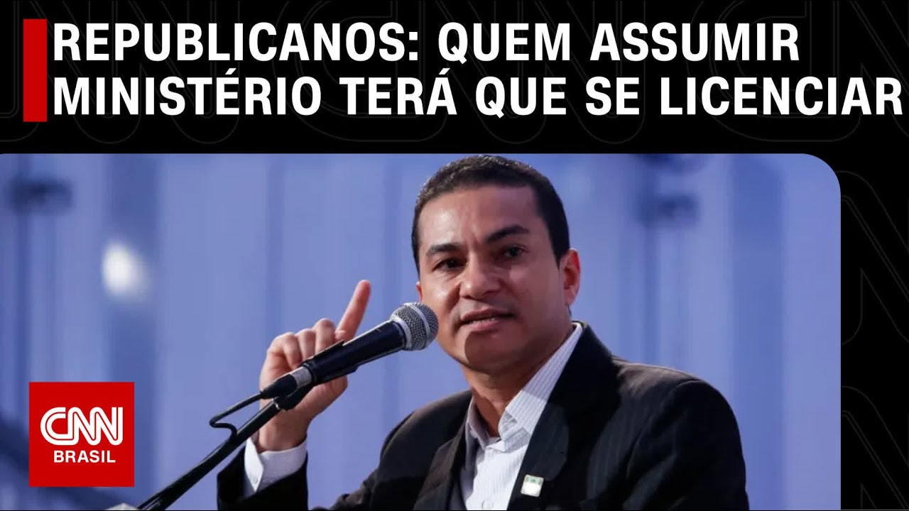Republicanos: Quem assumir ministério, terá que se licenciar do partido | CNN 360°