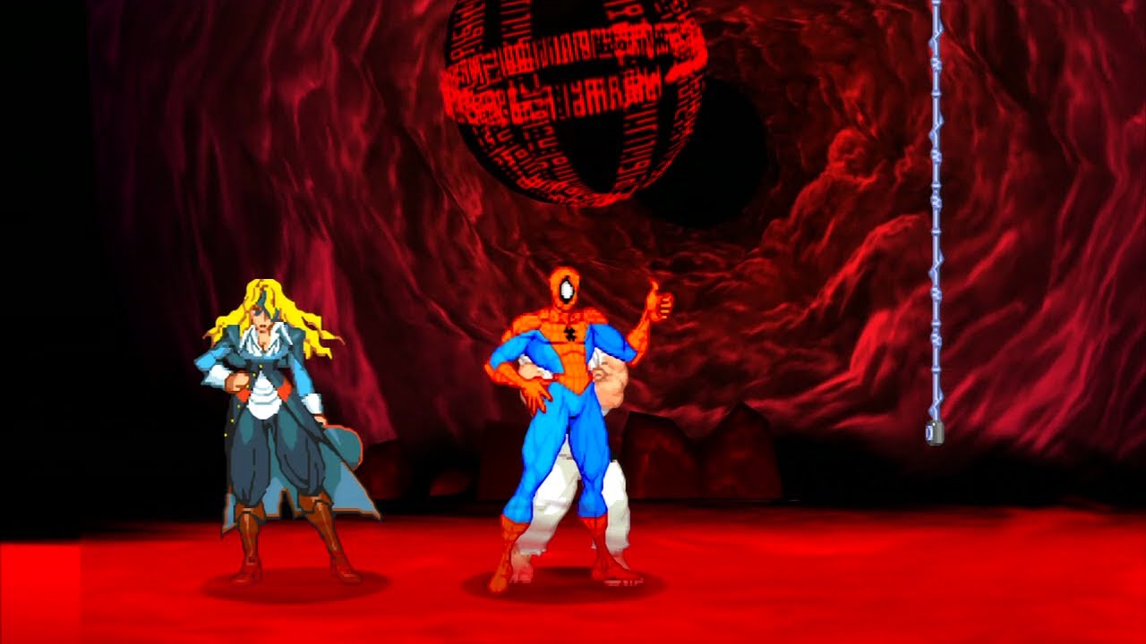 Marvel VS Capcom 2 &mdash; Руби Харт/Рю/Человек-паук &mdash; прохождение на уровне сложности &laquo;Эксперт&raquo;