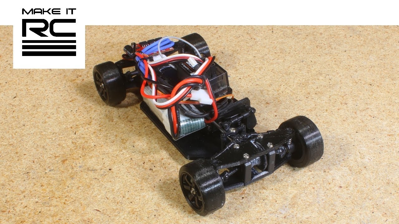 Completing and Test Driving 1/24 3D Printed Chassis for Skyline Project (E18)