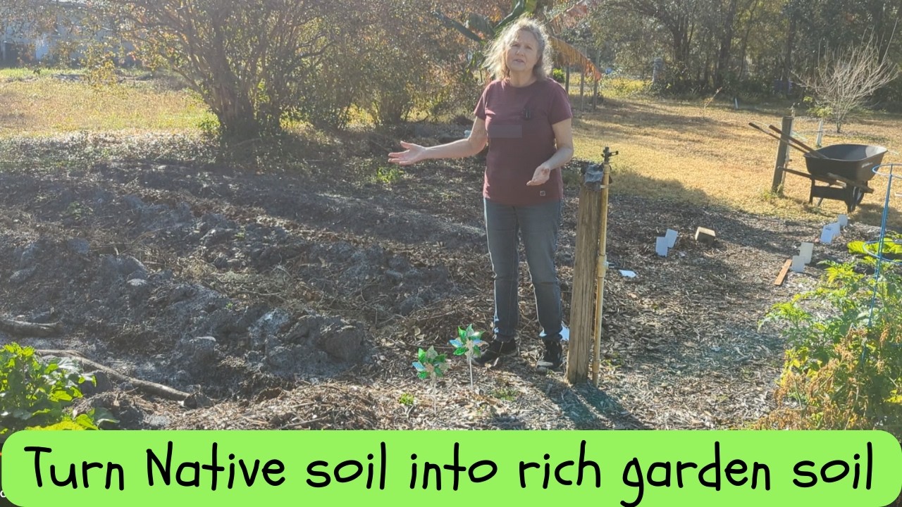 Turn any kind of native soil into rich garden soil