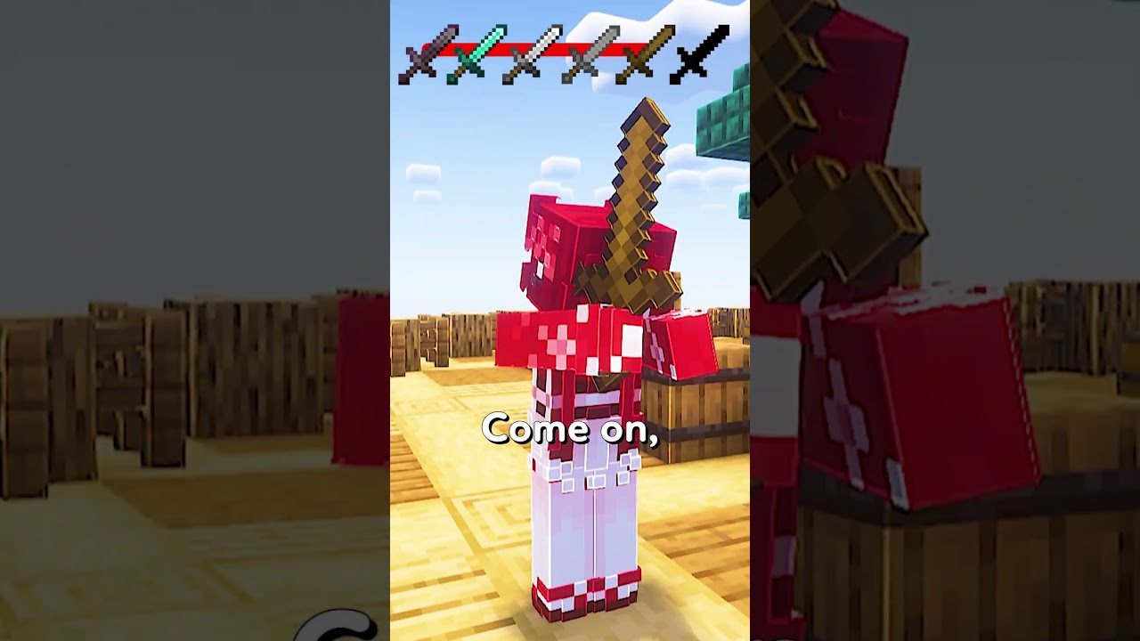 IF YOU LIE YOUR SWORD DOWNGRADES IN MINECRAFT! ⛏