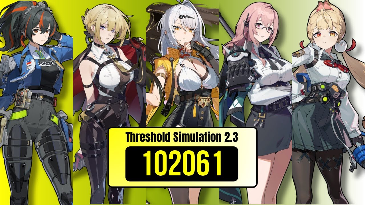 Thresholsd Simulation 2.3 - Zhu Yuan, Evelyn, Yi Xuan, Yanagi & Alice | Zenless Zone Zero