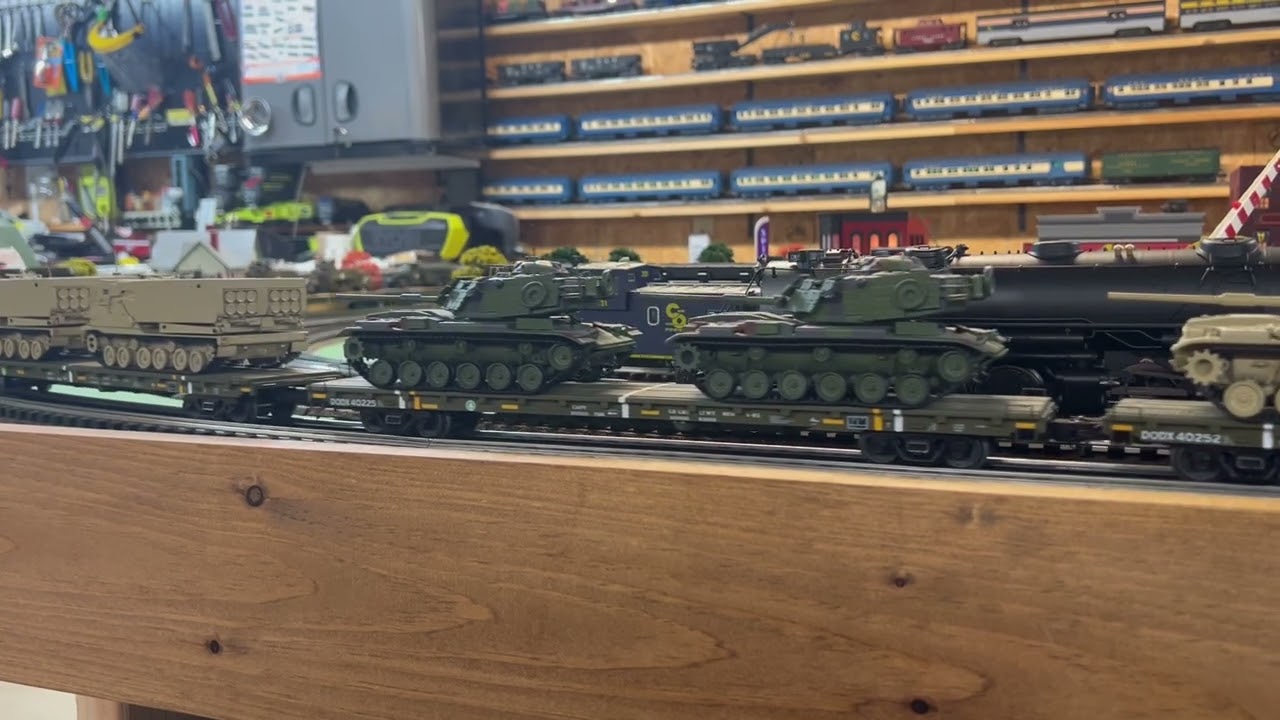 Lionel Visionline Big Boy and Military Rolling Stock