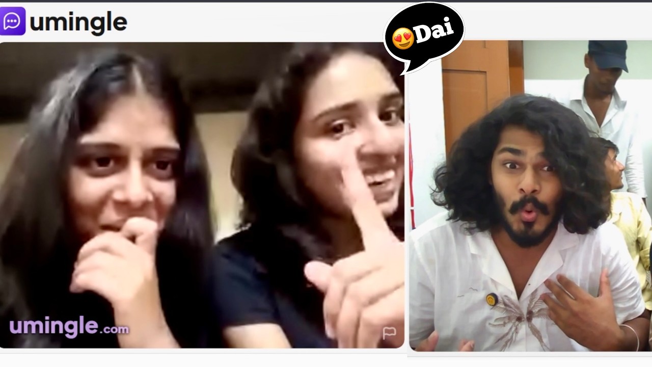 😍Umingle stangers video call went good🙈🔥fun overload😂| Kerala girls | TTF | Tamil 