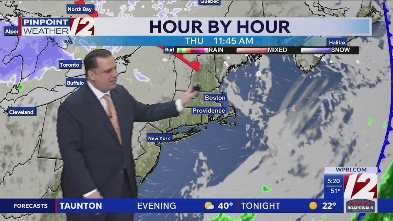 WPRI 12 Weather Forecast for 3/17/26: Gusty winds today