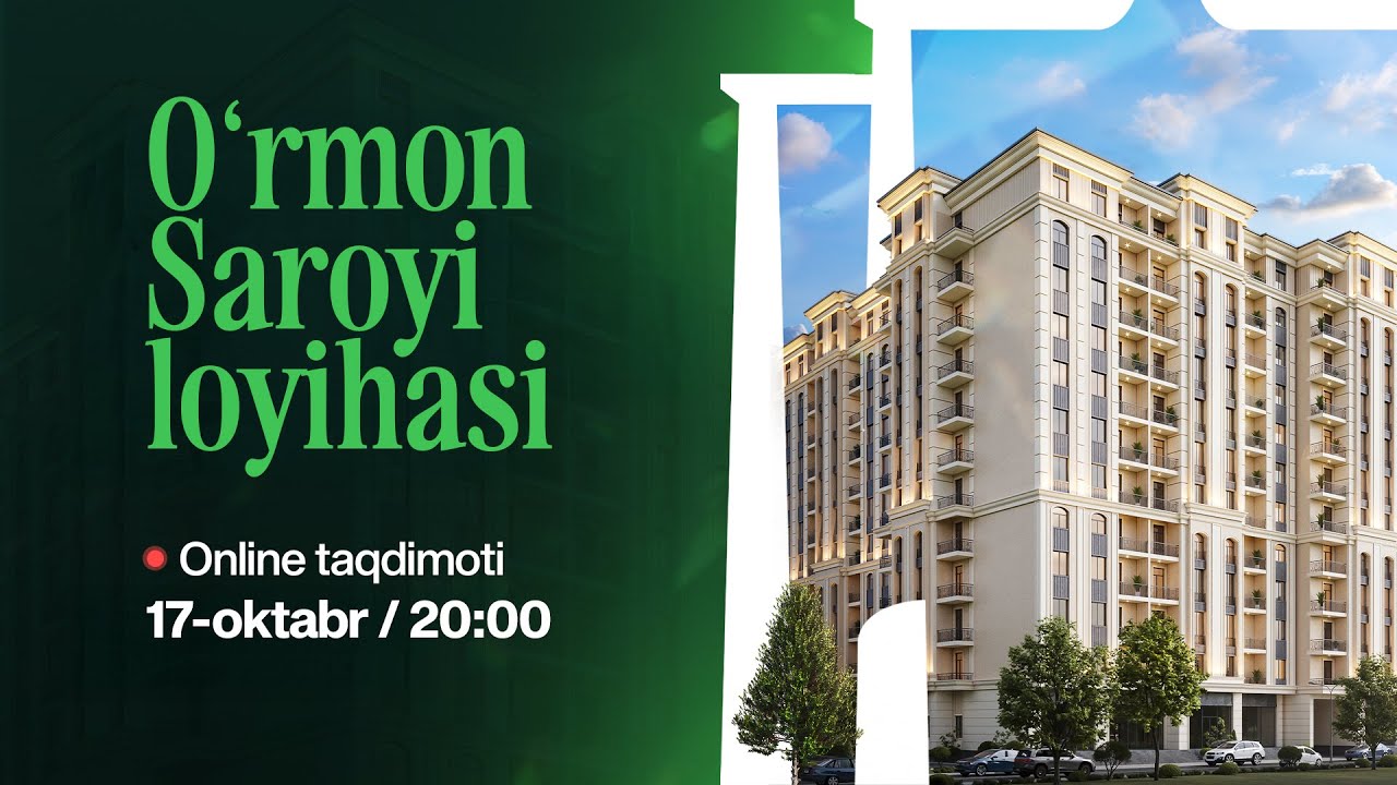 O'rmon Saroyi loyihasi taqdimoti | Xojimurod Xayitmuradov